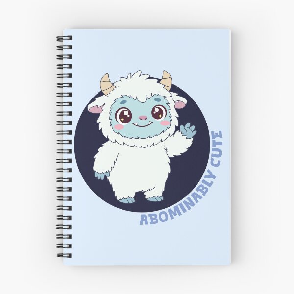Item preview, Abominably Cute Yeti | Kawaii Smiling Abominable Snowman designed and sold by Hallowed Artistry.