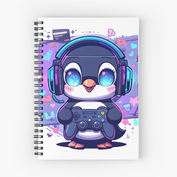 Item preview, Cute Gamer Penguin Sticker | Kawaii Gaming Penguin with Controller | Anime Gaming Animal designed and sold by dreamz-world.
