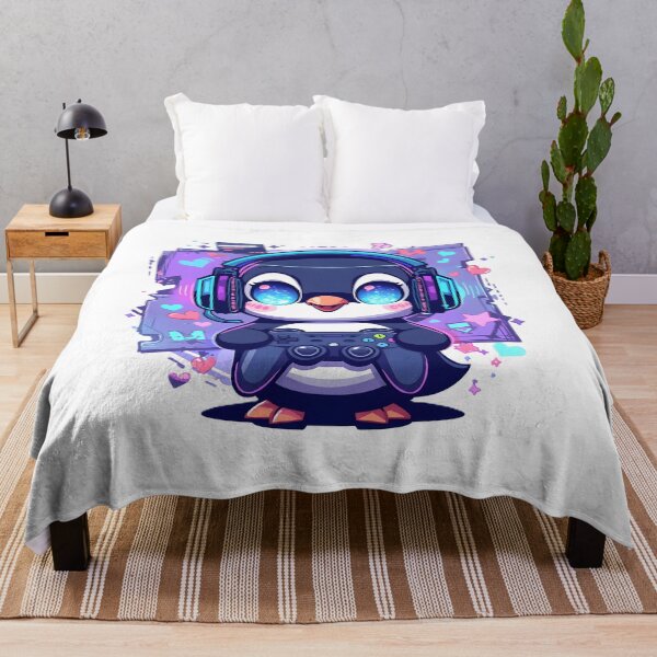 Item preview, Cute Gamer Penguin Sticker | Kawaii Gaming Penguin with Controller | Anime Gaming Animal designed and sold by dreamz-world.