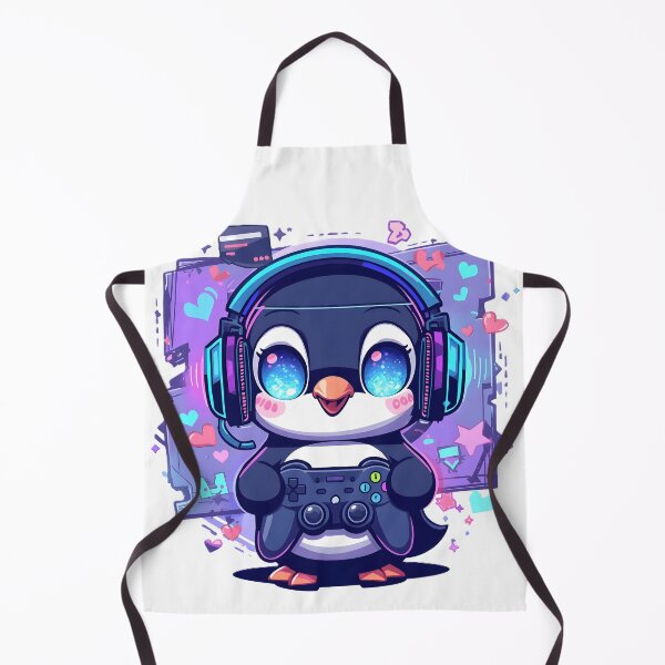Item preview, Cute Gamer Penguin Sticker | Kawaii Gaming Penguin with Controller | Anime Gaming Animal designed and sold by dreamz-world.