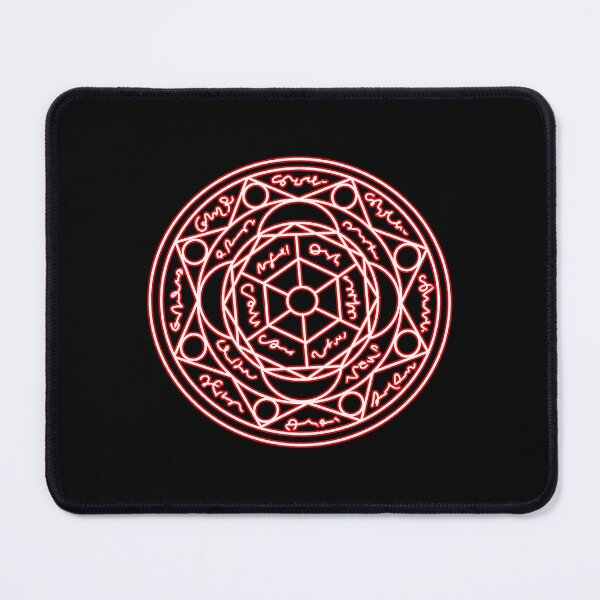 Item preview, Mystic Red Magic Circle Glowing Rune Art designed and sold by ubborn.
