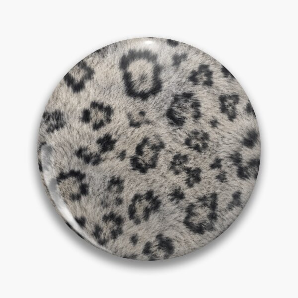 Item preview, Snow Leopard Print Fur Texture Grey Animal Pattern designed and sold by GalaMine.