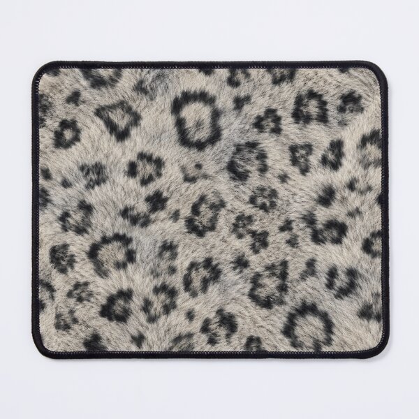 Item preview, Snow Leopard Print Fur Texture Grey Animal Pattern designed and sold by GalaMine.