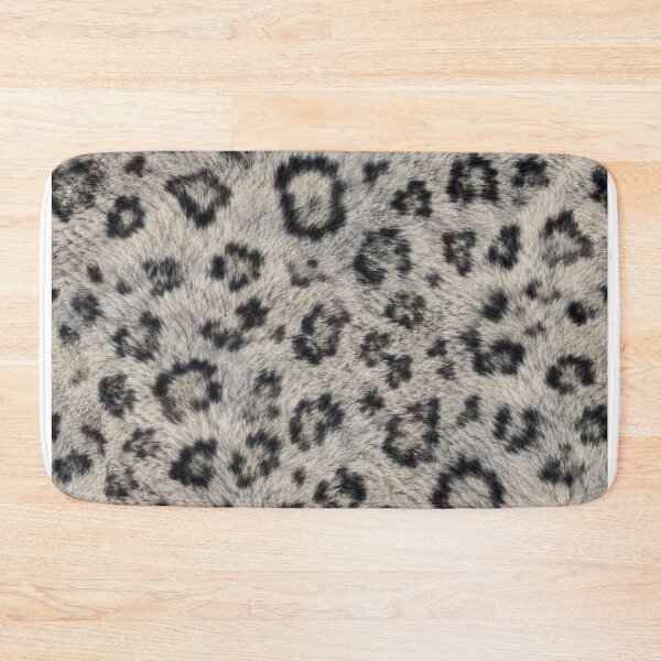 Item preview, Snow Leopard Print Fur Texture Grey Animal Pattern designed and sold by GalaMine.