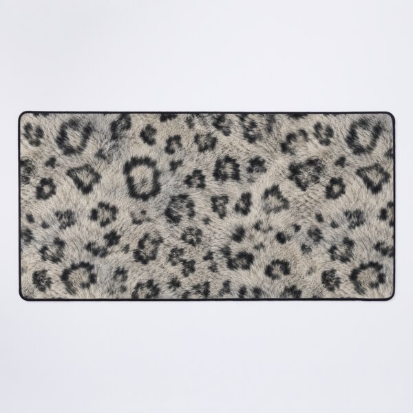 Item preview, Snow Leopard Print Fur Texture Grey Animal Pattern designed and sold by GalaMine.