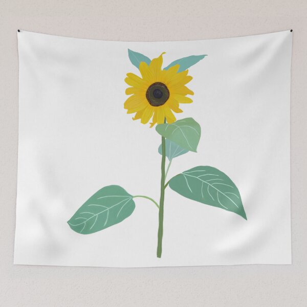 Item preview, Sunny Single Yellow Sunflower designed and sold by Silver  Stone.