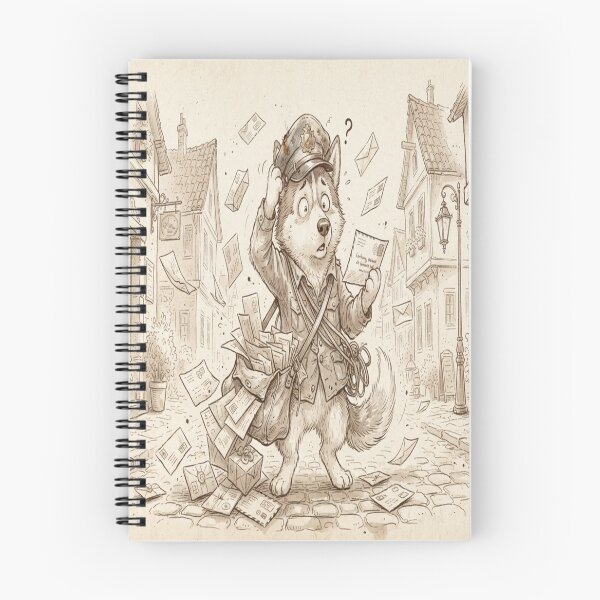 Item preview, Overwhelmed Husky Mailman: Chaotic Delivery designed and sold by Nakrisa.