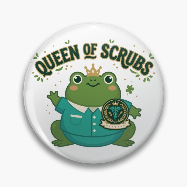 Item preview, Queen of Scrubs Nurse Shirt | Funny Nurse Gift designed and sold by diegomenjivar92.