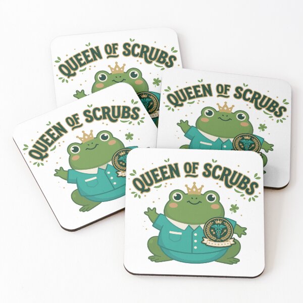 Item preview, Queen of Scrubs Nurse Shirt | Funny Nurse Gift designed and sold by diegomenjivar92.