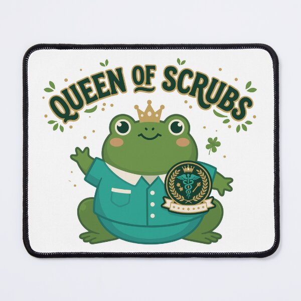 Item preview, Queen of Scrubs Nurse Shirt | Funny Nurse Gift designed and sold by diegomenjivar92.