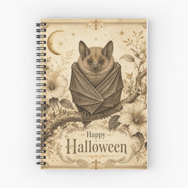 Item preview, Ivory Vintage Halloween Bat Design designed and sold by SunnyDesign82.