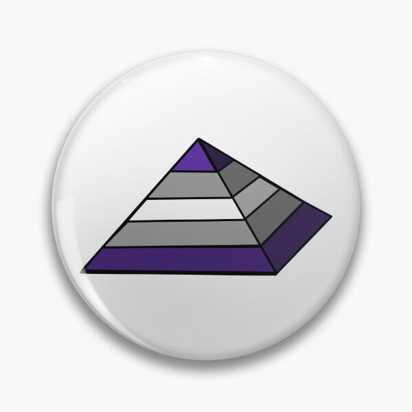 Item preview, Pyramid Pride Flag Greysexual designed and sold by HarveyHandcraftsandDesigns.