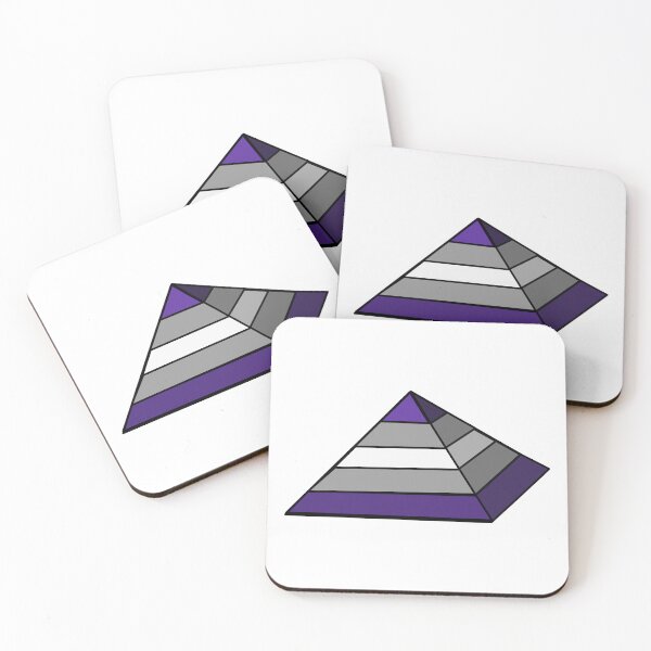 Item preview, Pyramid Pride Flag Greysexual designed and sold by HarveyHandcraftsandDesigns.