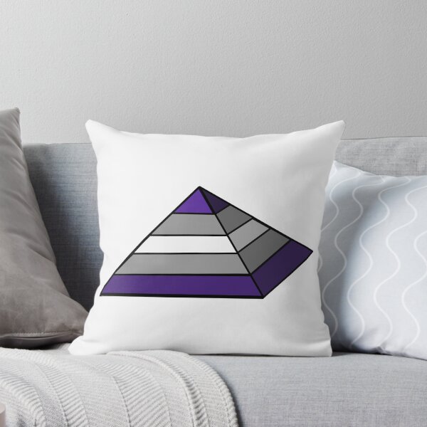 Item preview, Pyramid Pride Flag Greysexual designed and sold by HarveyHandcraftsandDesigns.