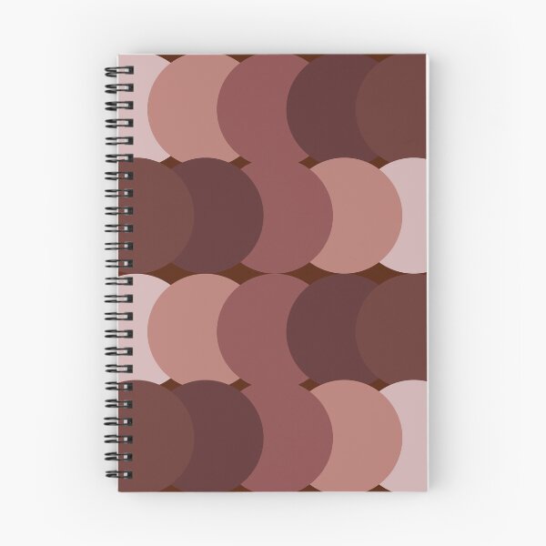 Item preview, Retro Overlapping Circles – Mid Century Modern Terracotta Pattern designed and sold by Jyoti-Quotes.