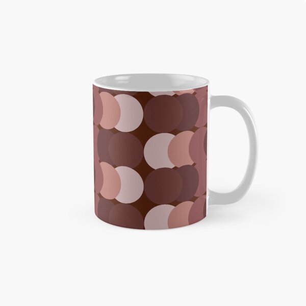 Item preview, Retro Overlapping Circles – Mid Century Modern Terracotta Pattern designed and sold by Jyoti-Quotes.