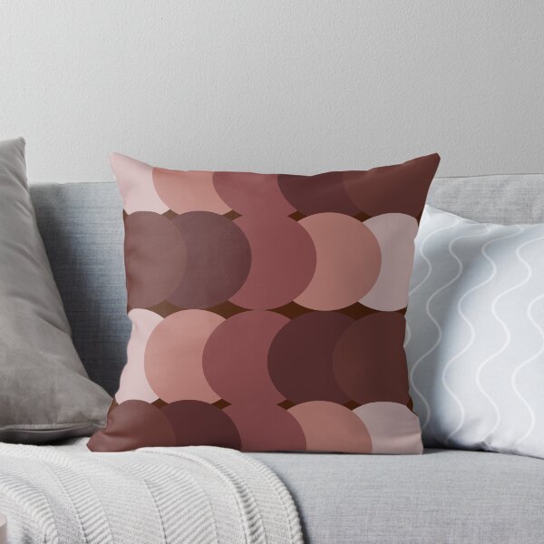 Item preview, Retro Overlapping Circles – Mid Century Modern Terracotta Pattern designed and sold by Jyoti-Quotes.