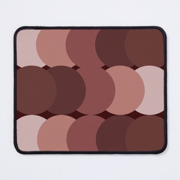 Item preview, Retro Overlapping Circles – Mid Century Modern Terracotta Pattern designed and sold by Jyoti-Quotes.