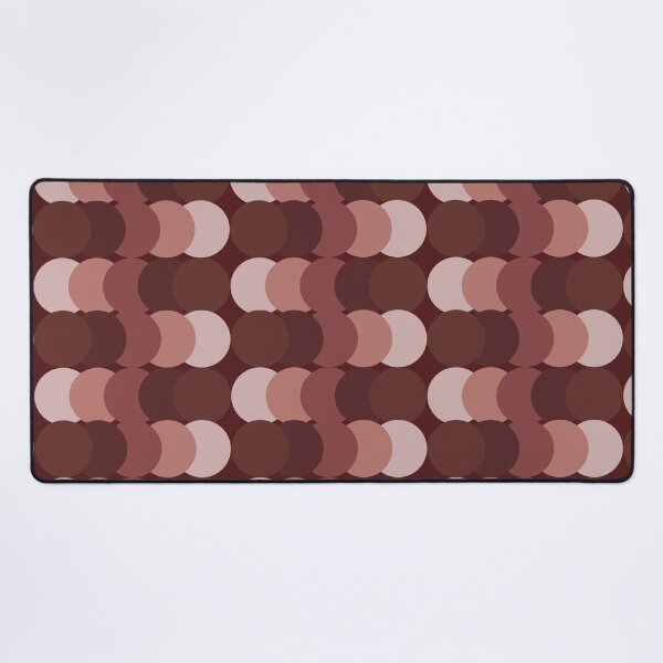 Item preview, Retro Overlapping Circles – Mid Century Modern Terracotta Pattern designed and sold by Jyoti-Quotes.
