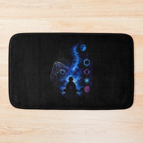 Item preview, Cosmic Gaming Journey | Futuristic Gamer Galaxy Art | Neon Sci-Fi Controller Design | Digital Gaming Aesthetic designed and sold by Bhaskar Digital Art.