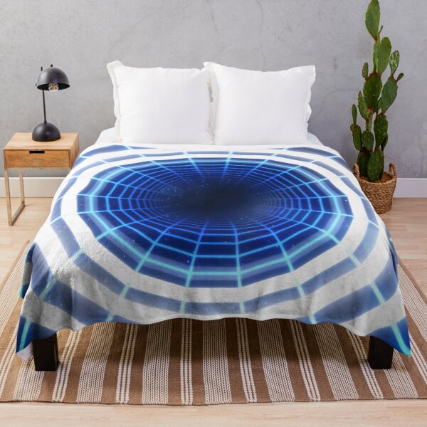 Item preview, Blue Circular Wireframe Tunnel & Neons designed and sold by Electric Shock!! Design.
