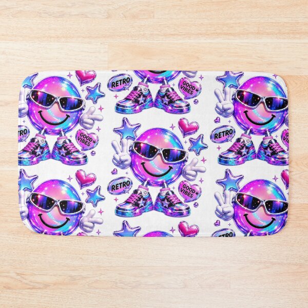 Item preview, Cute Holographic Smiley Art  designed and sold by StickersHul.