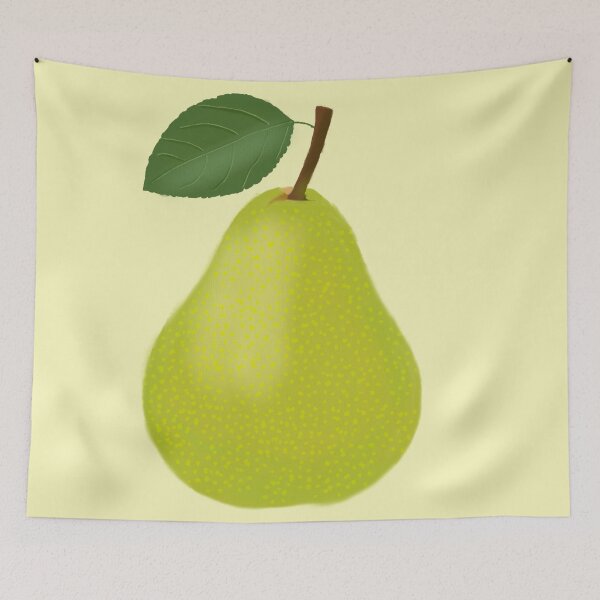 Item preview, One Pear Fruit Minimal Line Art designed and sold by Silver  Stone.