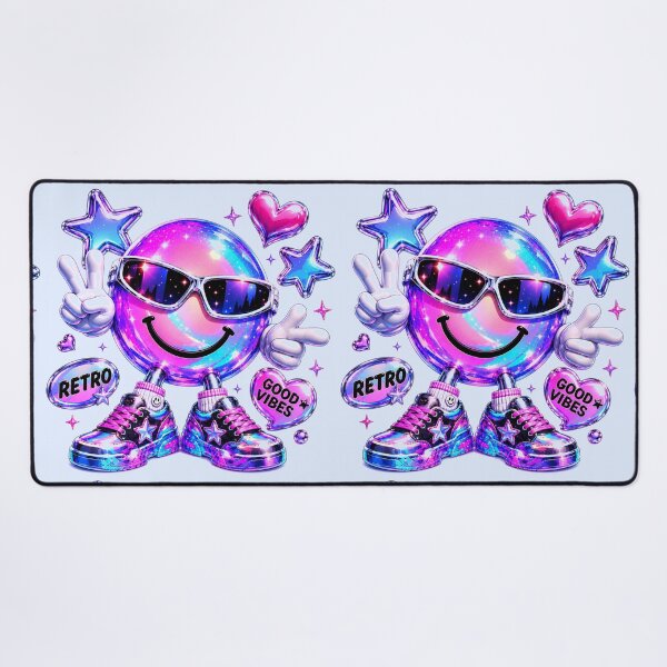 Item preview, Cute Holographic Smiley Art designed and sold by StickersHul.