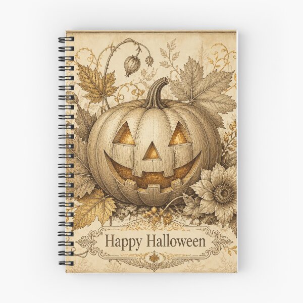 Item preview, Ivory Vintage Halloween Pumpkin Design designed and sold by SunnyDesign82.