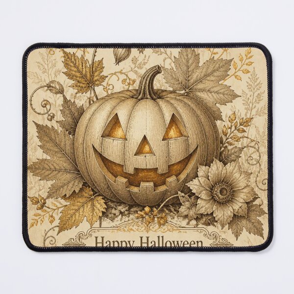 Item preview, Ivory Vintage Halloween Pumpkin Design designed and sold by SunnyDesign82.