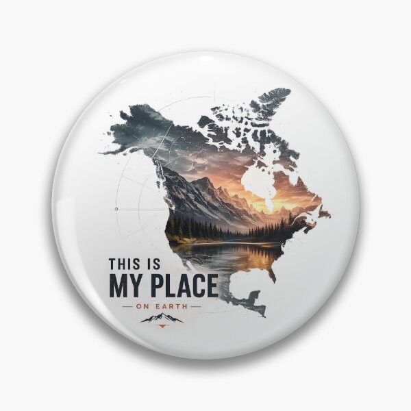 Item preview, North America – This Is My Place on Earth designed and sold by JMDG Studio.