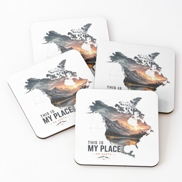 Item preview, North America – This Is My Place on Earth designed and sold by JMDG Studio.