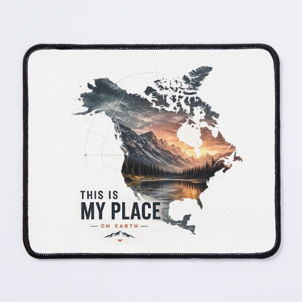 Item preview, North America – This Is My Place on Earth designed and sold by JMDG Studio.