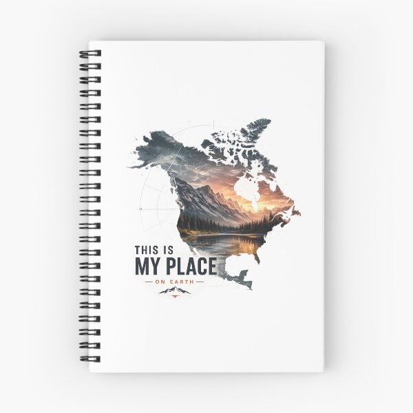 Item preview, North America – This Is My Place on Earth designed and sold by JMDG Studio.