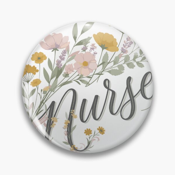 Item preview, Boho Wildflower Nurse Shirt | Cottagecore Nurse Gift designed and sold by diegomenjivar92.
