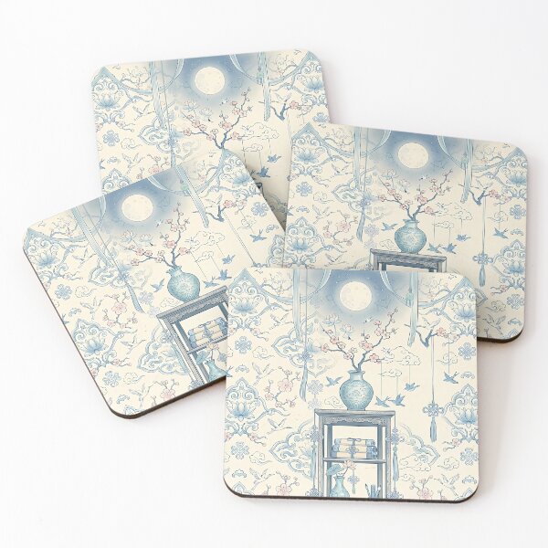 Item preview, Elegant Minimalist Chaekgado and Pink Maehwa Blossom designed and sold by SOOstudio73.