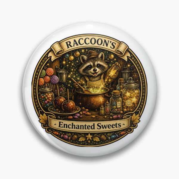 Item preview, Raccoon's Enchanted Sweets | Magical Candy Shop | Cozy Fantasy Woodland Confectionery designed and sold by MrDev.
