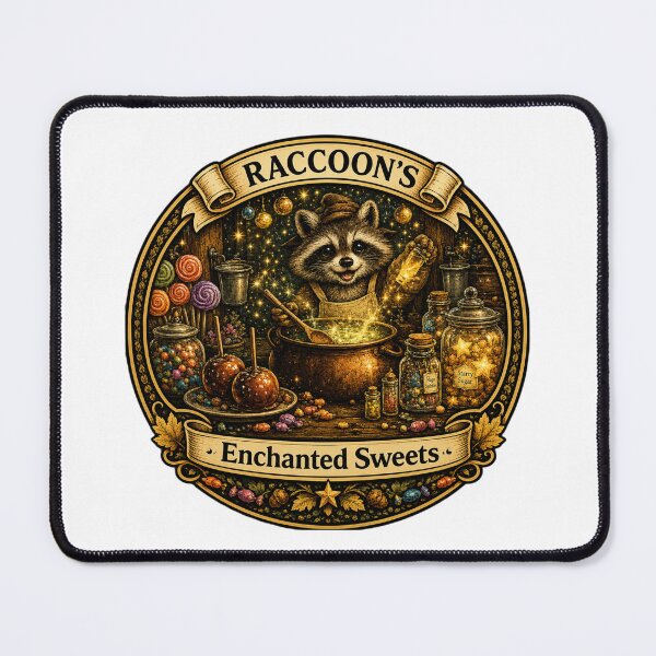 Item preview, Raccoon's Enchanted Sweets | Magical Candy Shop | Cozy Fantasy Woodland Confectionery designed and sold by MrDev.