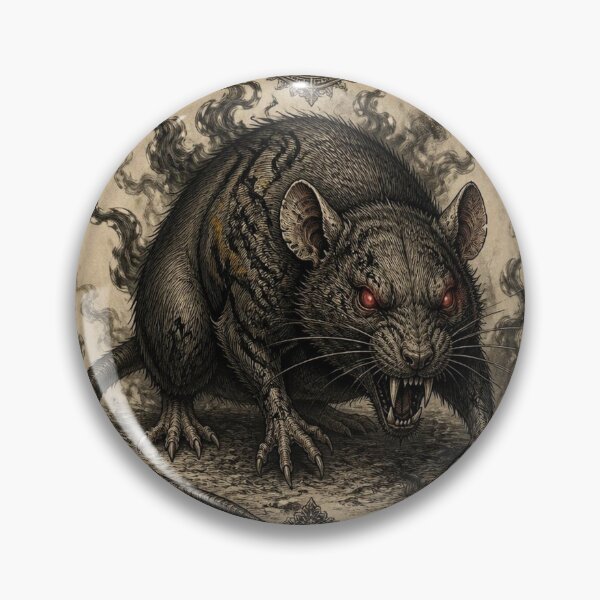 Item preview, Chinese Zodiac Demonic Rat Halloween Design designed and sold by SunnyDesign82.