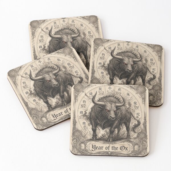 Item preview, Chinese Zodiac Demonic Ox Halloween Design designed and sold by SunnyDesign82.