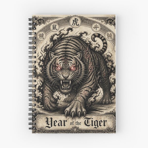 Item preview, Chinese Zodiac Demonic Tiger Halloween Design designed and sold by SunnyDesign82.