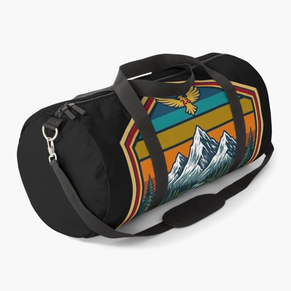 Item preview, Wilderness Trail Retro Eagle Mountain Vintage Art designed and sold by Global-Command.