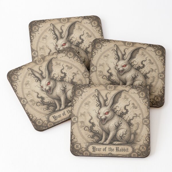 Item preview, Chinese Zodiac Demonic Rabbit Halloween Design designed and sold by SunnyDesign82.