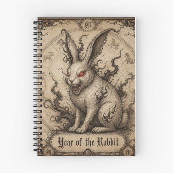Item preview, Chinese Zodiac Demonic Rabbit Halloween Design designed and sold by SunnyDesign82.