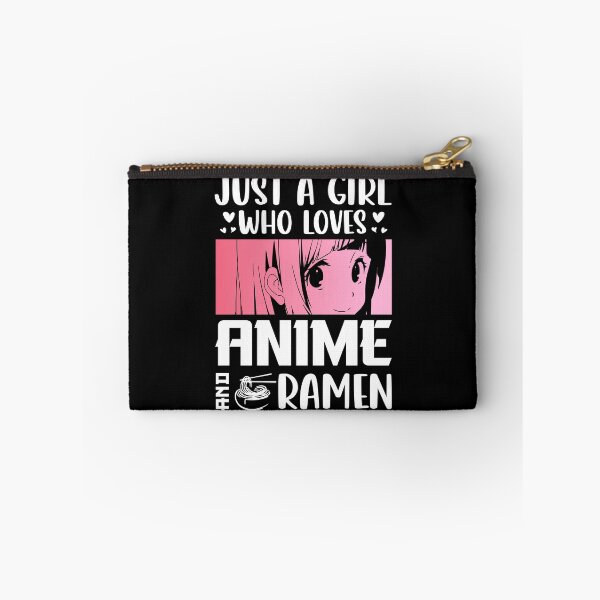 Item preview, Just A Girl Who Loves Anime & Ramen – Minimalist Anime Girl designed and sold by bella-rosa87.