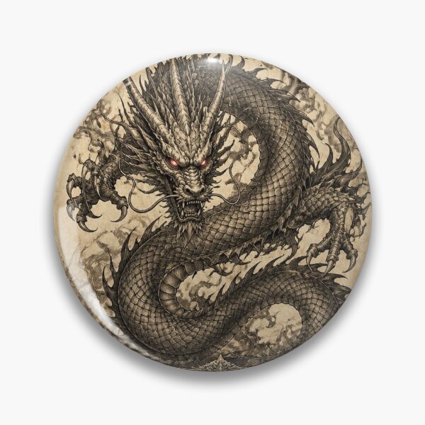 Item preview, Chinese Zodiac Demonic Dragon Halloween Design designed and sold by SunnyDesign82.