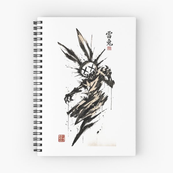 Item preview, Shadow Oni Rabbit: Japanese Ink Style designed and sold by Onviton.