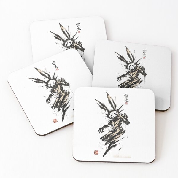 Item preview, Shadow Oni Rabbit: Japanese Ink Style designed and sold by Onviton.