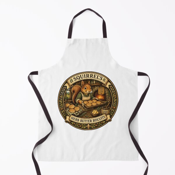 Item preview, Squirrel's Herb Butter Biscuits | Cozy Woodland Bakery | Cottagecore Fantasy Squirrel designed and sold by MrDev.