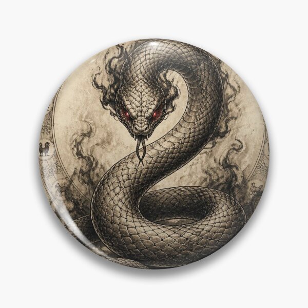 Item preview, Chinese Zodiac Demonic Snake Halloween Design designed and sold by SunnyDesign82.